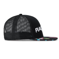 Floral Mesh Snapback Hat