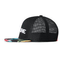 Floral Mesh Snapback Hat