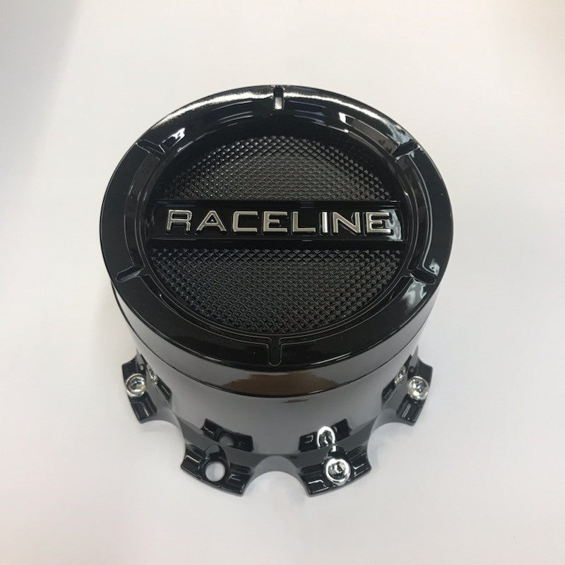 CPR-938B-80XL RACELINE 938/939/940/942 GLOSS BLACK XL TALL CAP FITS 8 LUG