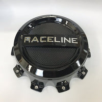 CPR-938B-M RACELINE 938/939 GLOSS BLACK MEGA 10 LUG CAP