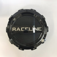 CPR-938B-M RACELINE 938/939 GLOSS BLACK MEGA 10 LUG CAP