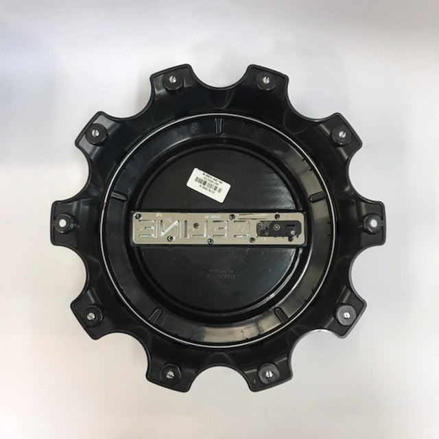 CPR-938B-M RACELINE 938/939 GLOSS BLACK MEGA 10 LUG CAP
