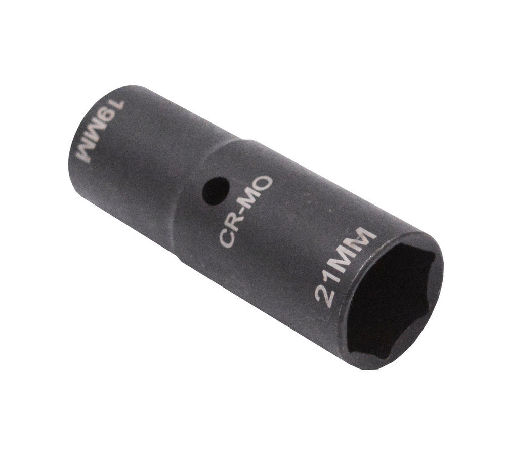 L830 THIN WALL SOCKET 19MM/21MM 1/2 DRIVE THIN WALL SOCKET