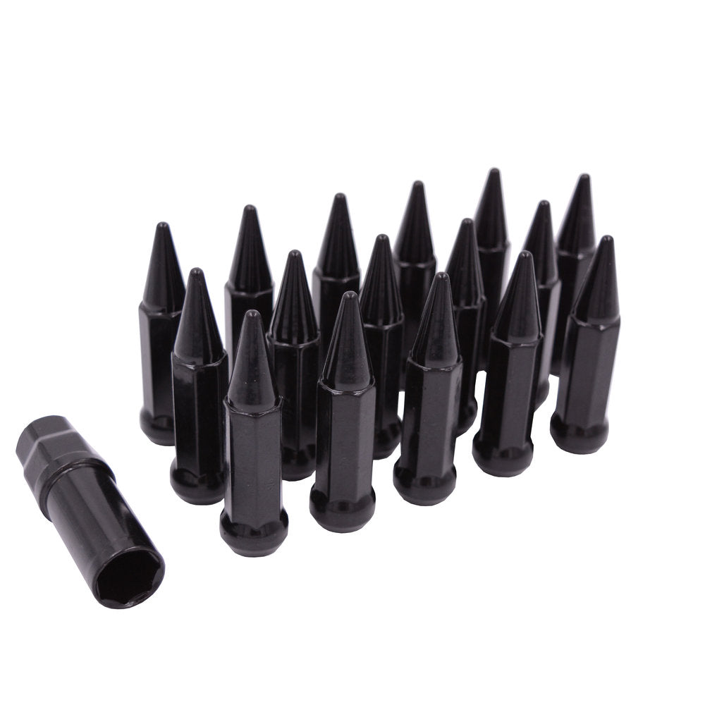 ALUG-SB-19BX 12X1.25 ATV Spike Kit Black 4 Lug