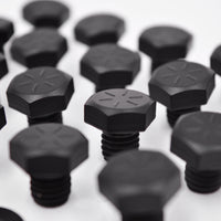 RBL-BOLT-SSB-24 (SS Bolt & Washer) 24 Pieces Matte Black