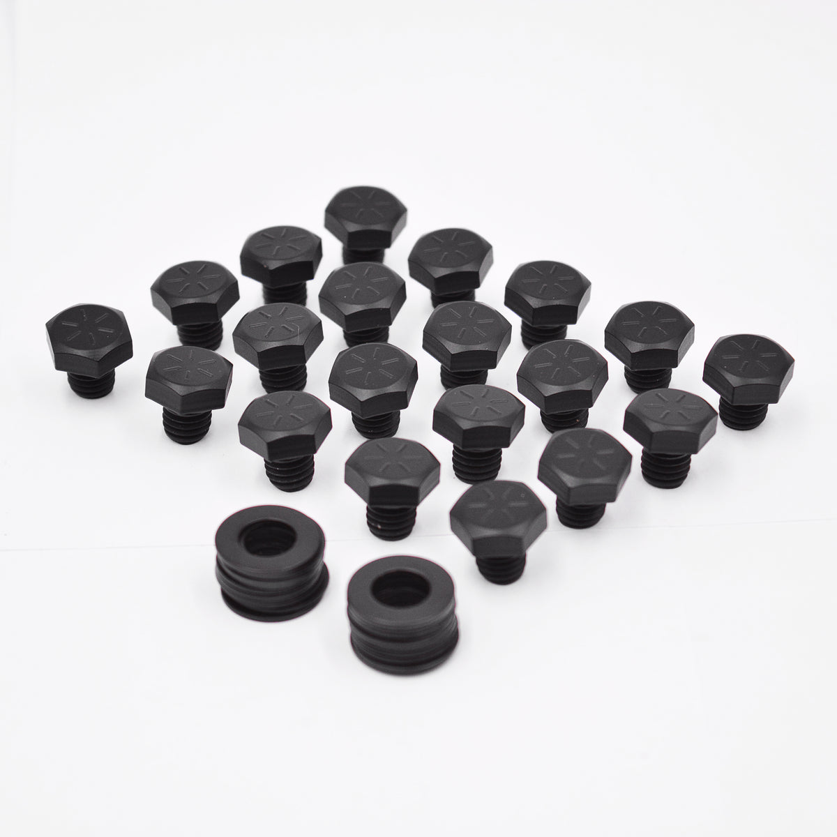 RBL-BOLT-SSB-24 (SS Bolt & Washer) 24 Pieces Matte Black