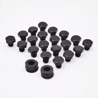 RBL-BOLT-SSB-24 (SS Bolt & Washer) 24 Pieces Matte Black