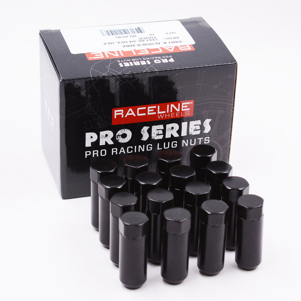 ALUGB-R-20BX (16 PACK 12x1.5, 3/4 Hex Black Military Kit)