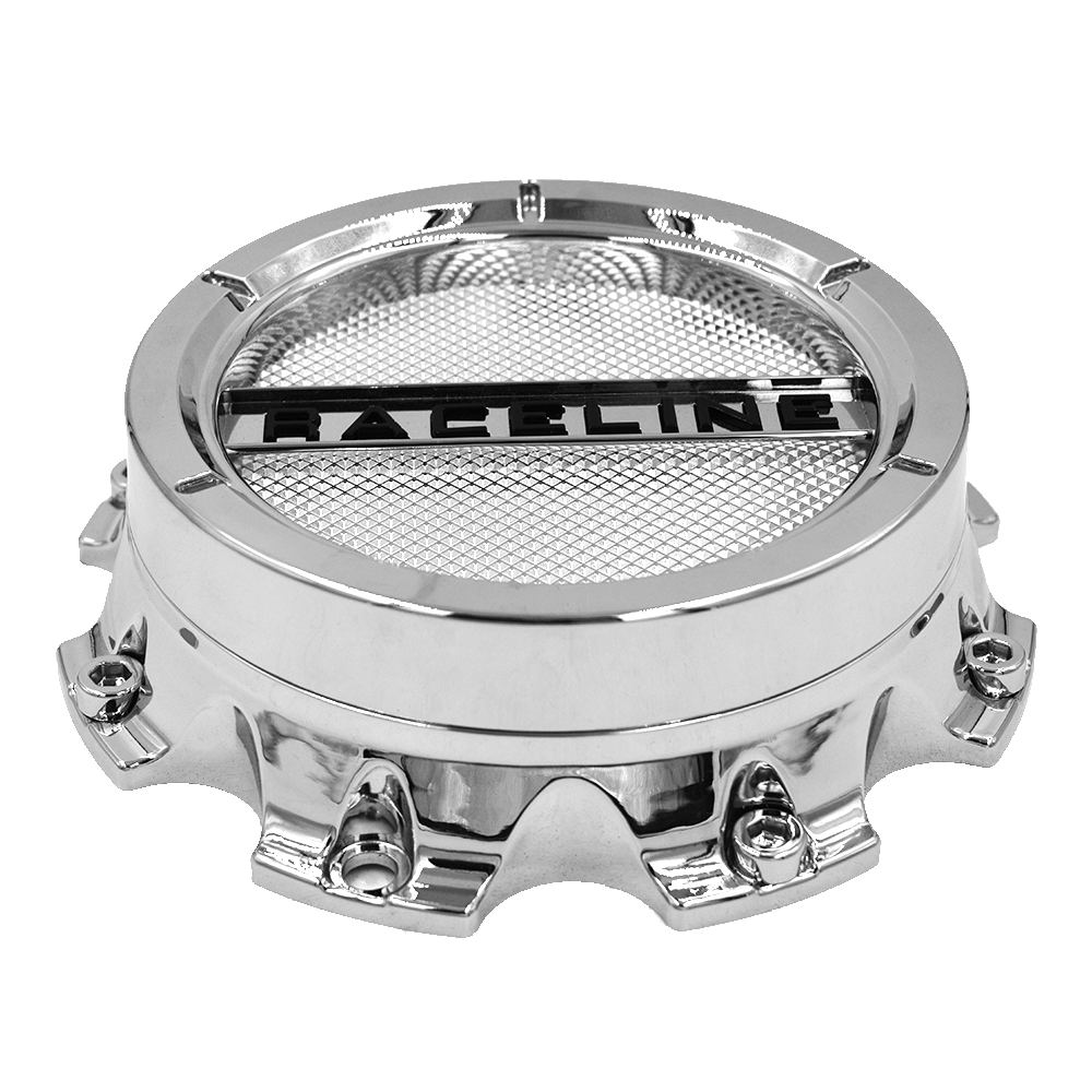 CPR-938C-88 RACELINE WHEEL CHROME CAP (8X180 BOLT PATTERN)