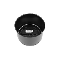 CPR-B-5150 Raceline 2 Piece Push Through Black Cap 5.150 BORE (8X170, 8X6.5)