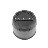 CPR-B-5150 Raceline 2 Piece Push Through Black Cap 5.150 BORE (8X170, 8X6.5)