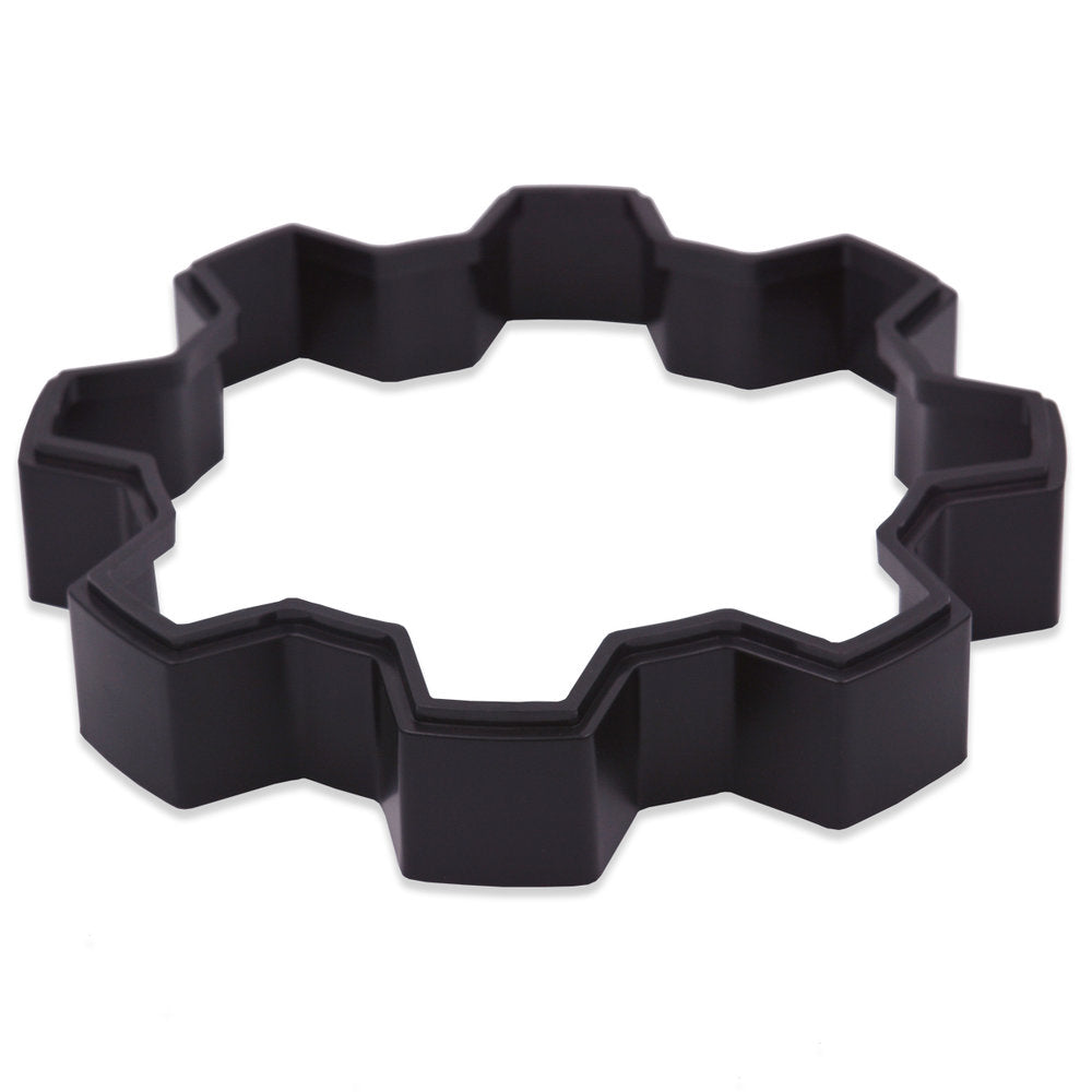 CPR930-8-BS RACELINE WHEEL SERIES 930B SHIFT BLACK CAP 1" SPACER (8 LUG)