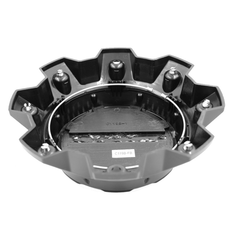 CPR930-8-B RACELINE 930/931/936 BLACK CAP FITS 8X6.5/8X170 BOLT PATTERNS