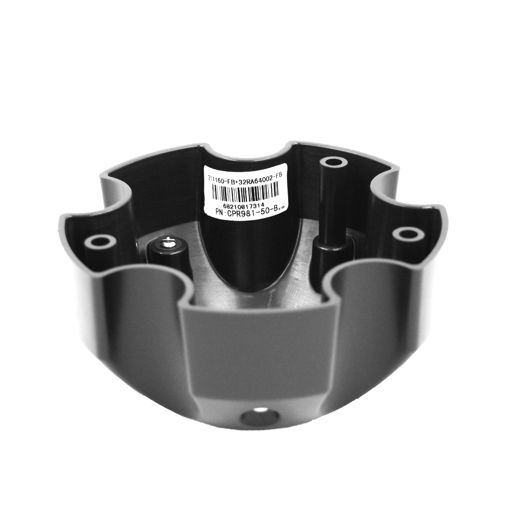 CPR981-50-B RACELINE 981 CAP BLACK 5X5.0 BOLT PATTERN