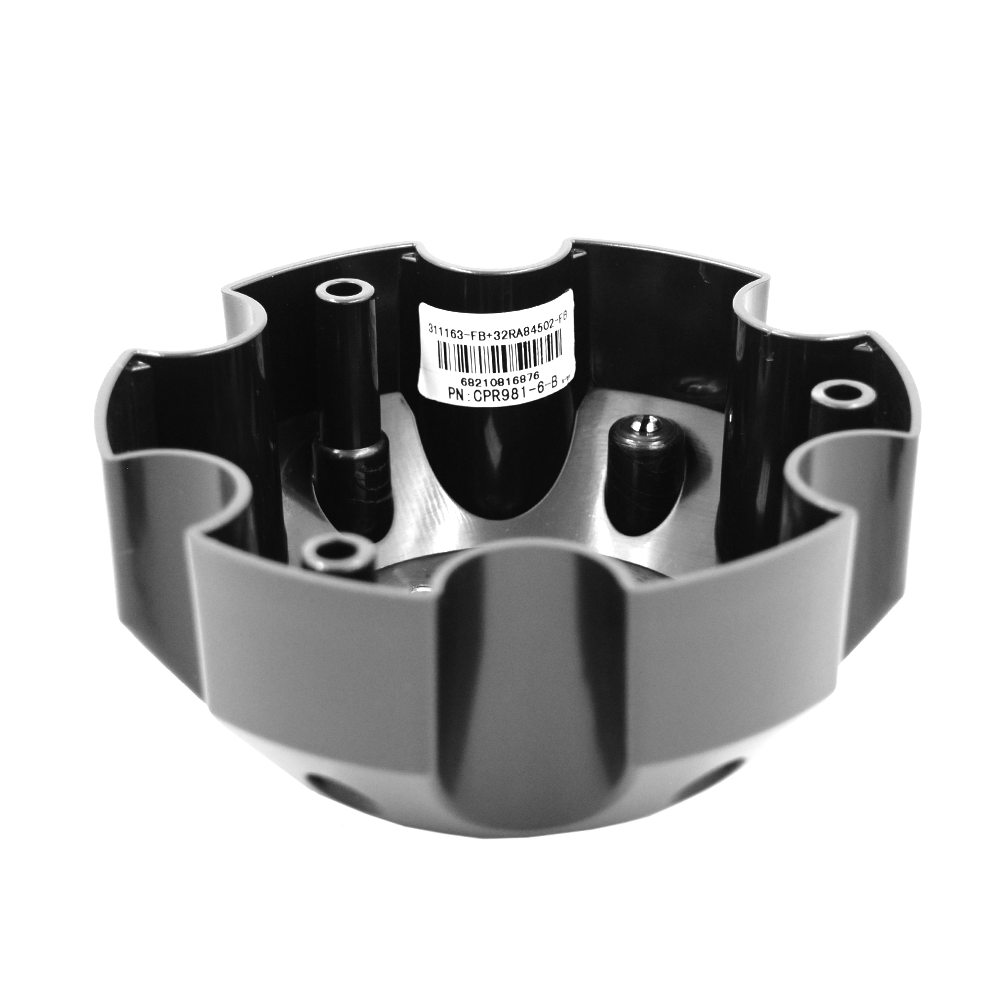 CPR981-6-B RACELINE 981 CAP BLACK 6X5.5 BOLT PATTERN