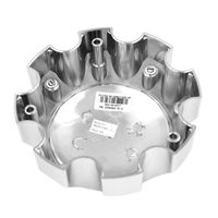 CPR982-8-C RACELINE RAPTOR CAP CHROME W/CHROME LOGO 8X6.5/8X170
