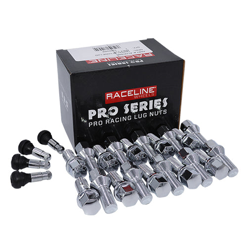 L791825 14X1.25 Lug Bolt Chrome 1.1" Length Install Kit