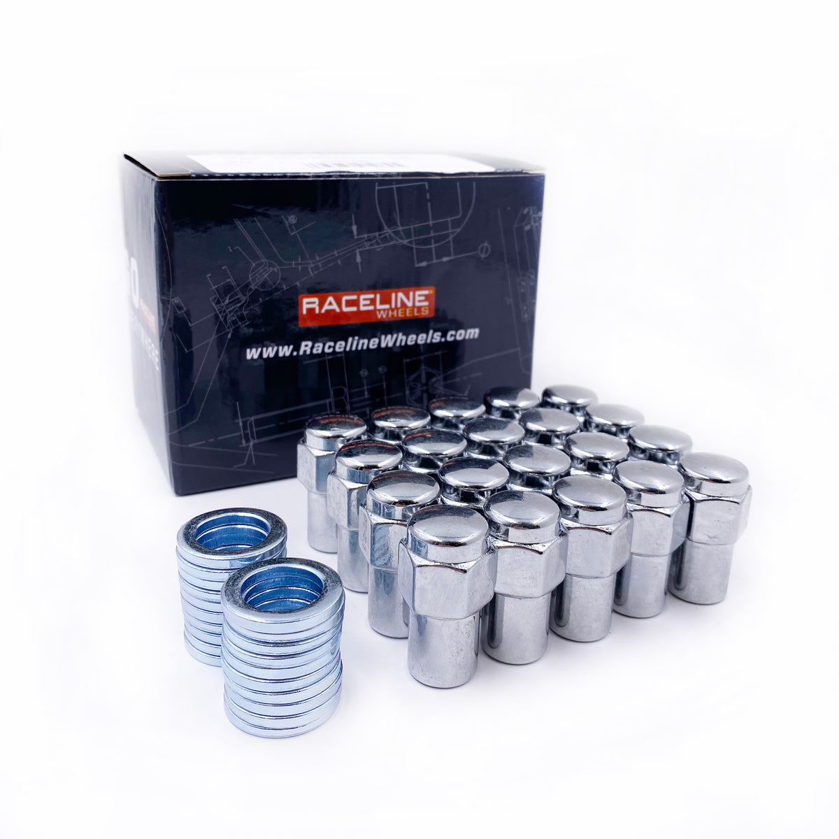 Mag Lug Kits (L1740-20NV) 20 Piece 7/16" Standard Mag Nut with 20 Washers