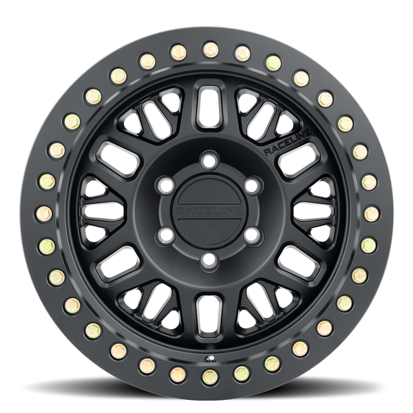 RT951B Ryno Cast Beadlock - Satin Black w/Black Beadlock Ring