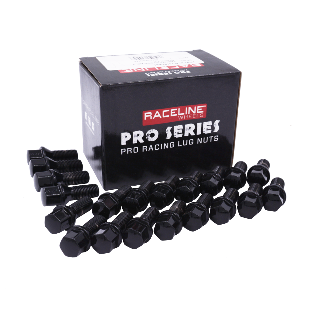 L791820BK 14X1.5 LUG BOLT BLACK 1.1" LENGTH 5 LUG INSTALL KIT