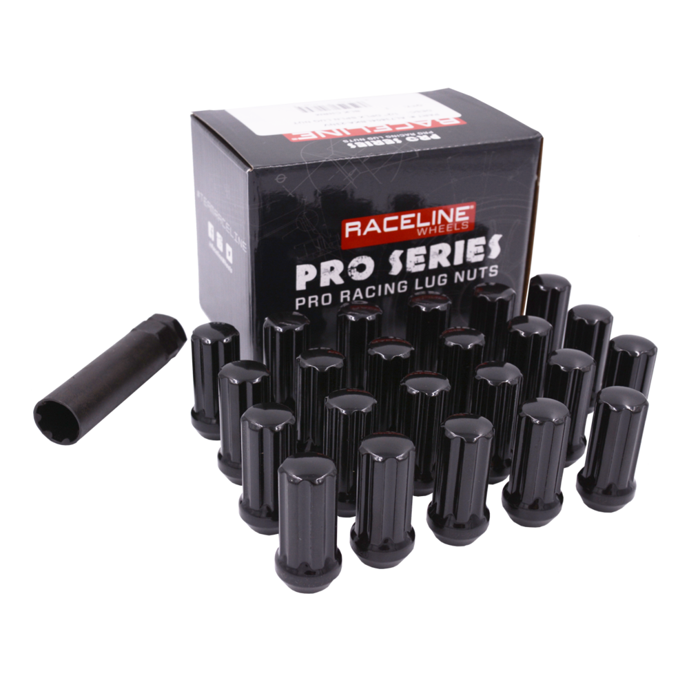 L73809LBKA-23NV-JEEP XL 14X1.50 BLACK SPLINE 23 LUG JEEP KIT