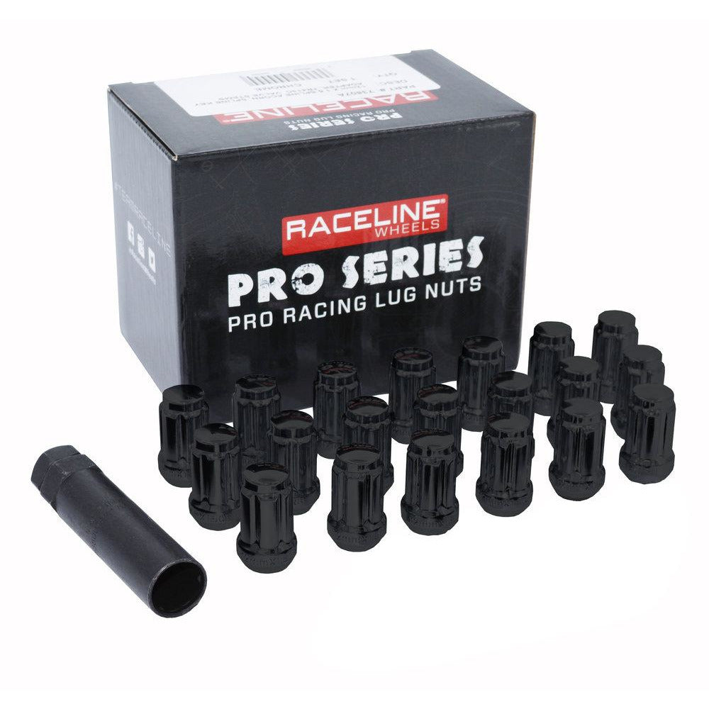 L73807BKA6NV 12X1.50 BLACK SPLINE 6 LUG KIT NO VALVE STEM
