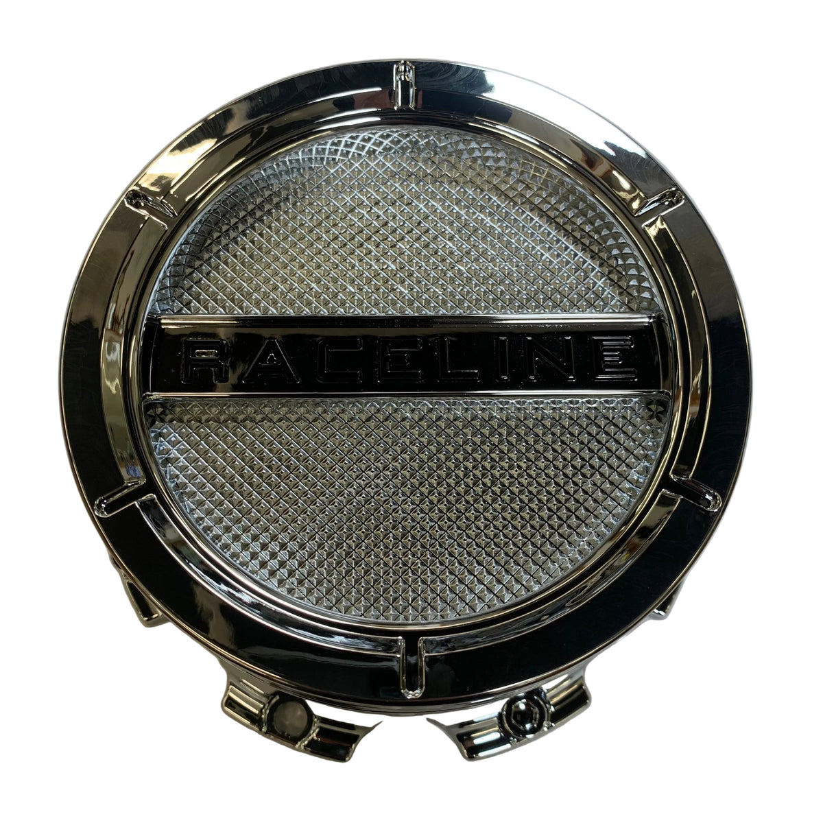 CPR-938C-88 RACELINE WHEEL CHROME CAP (8X180 BOLT PATTERN)