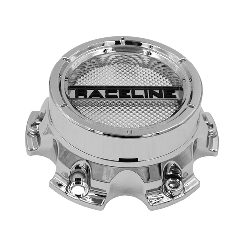 CPR938C60 RACELINE WHEEL CHROME CAP 938/939 (6 LUG) CAP BOLT ON