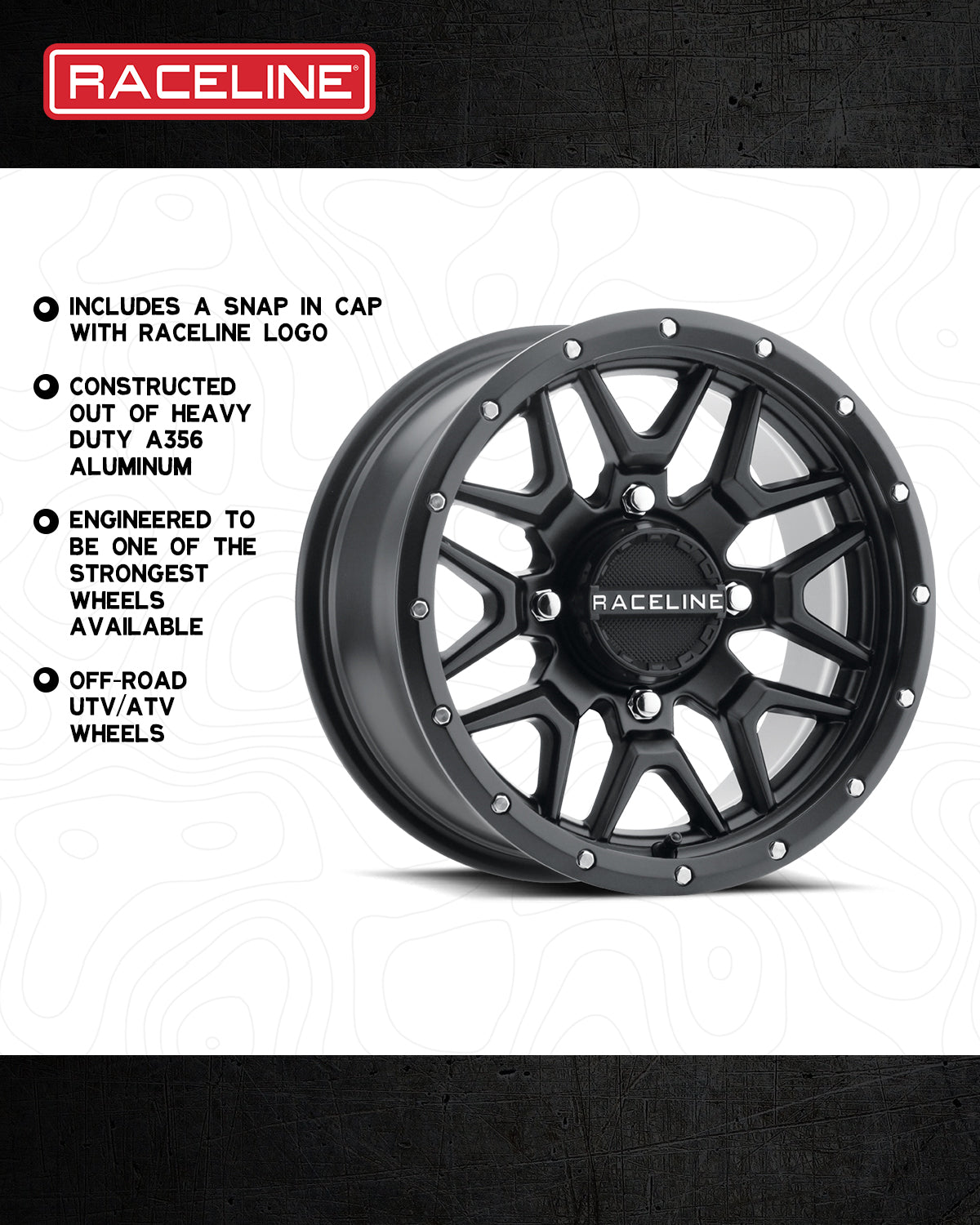 A94B Krank Simulated Beadlock – Raceline Wheels