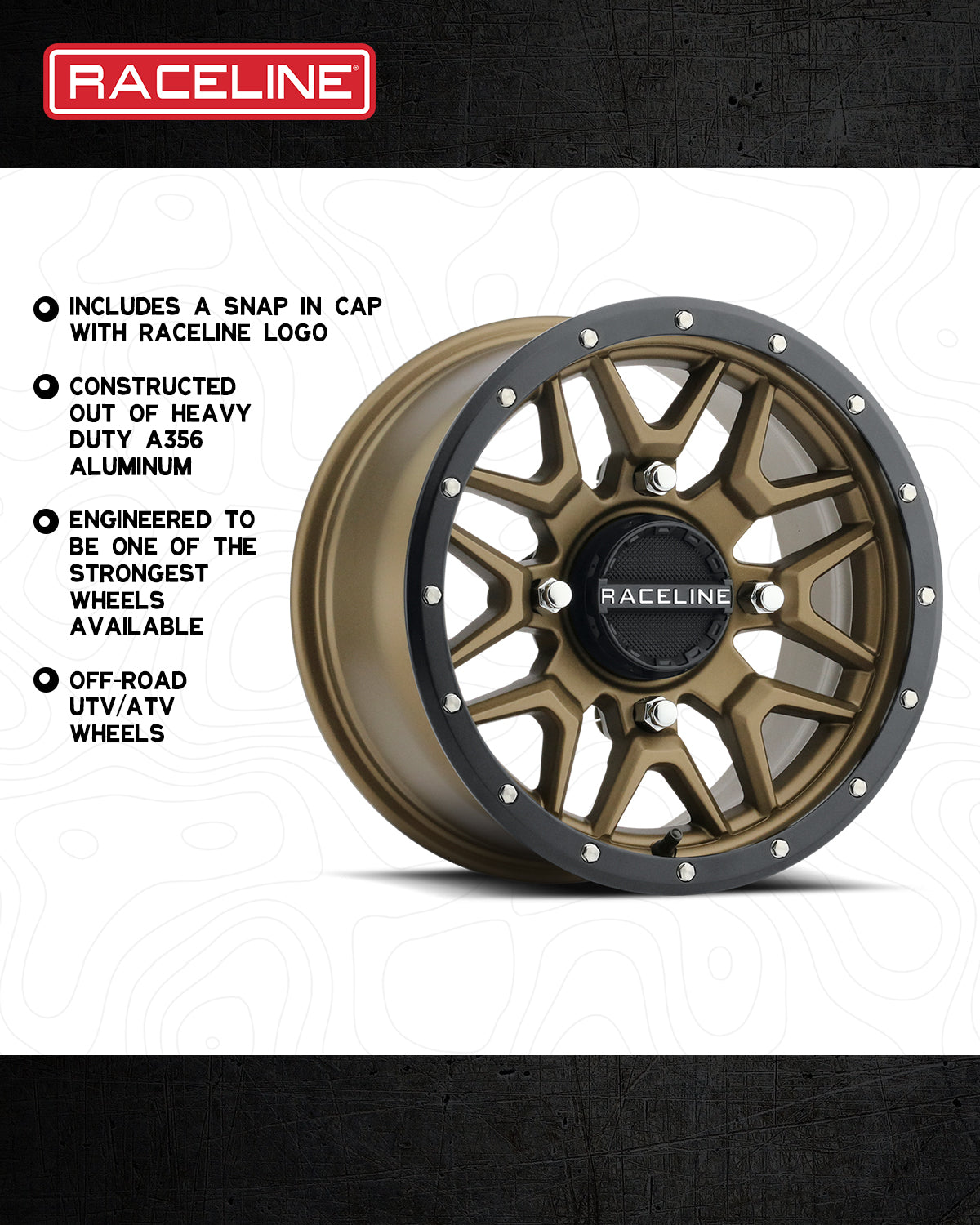 A94BZ Krank Simulated Beadlock – Raceline Wheels
