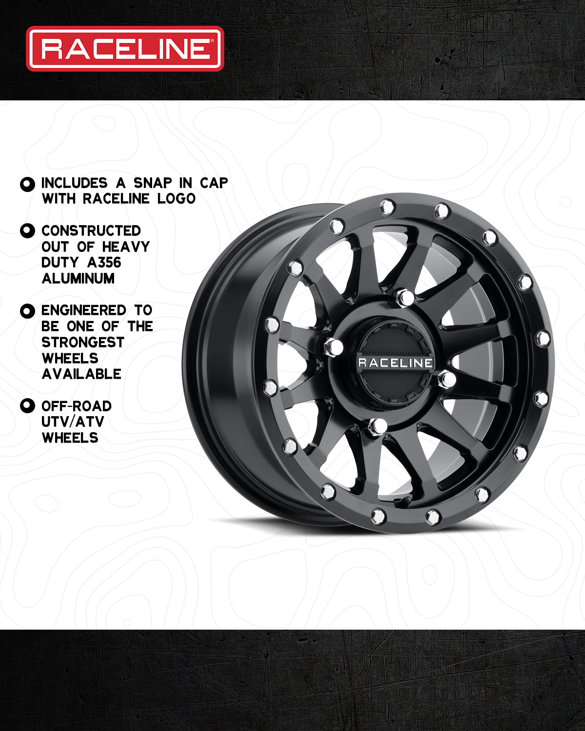 A95B Trophy Simulated Beadlock – Raceline Wheels