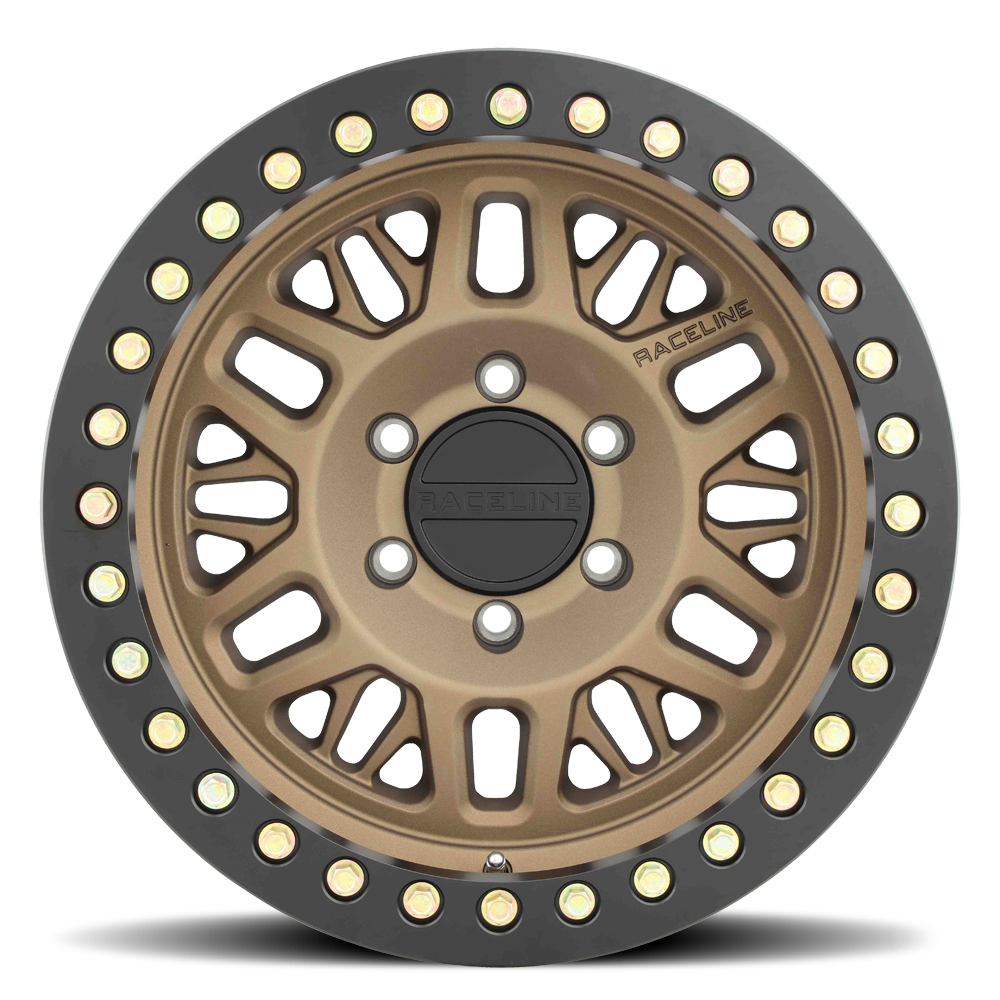 RT951BZ Ryno Cast Beadlock - Textured Bronze w/ Black Beadlock Ring ...